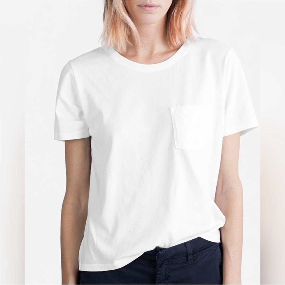 Everlane Classic White Box Cut Tee
